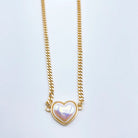 Treasure Jewels Pearl Heart Necklace - Be You Boutique